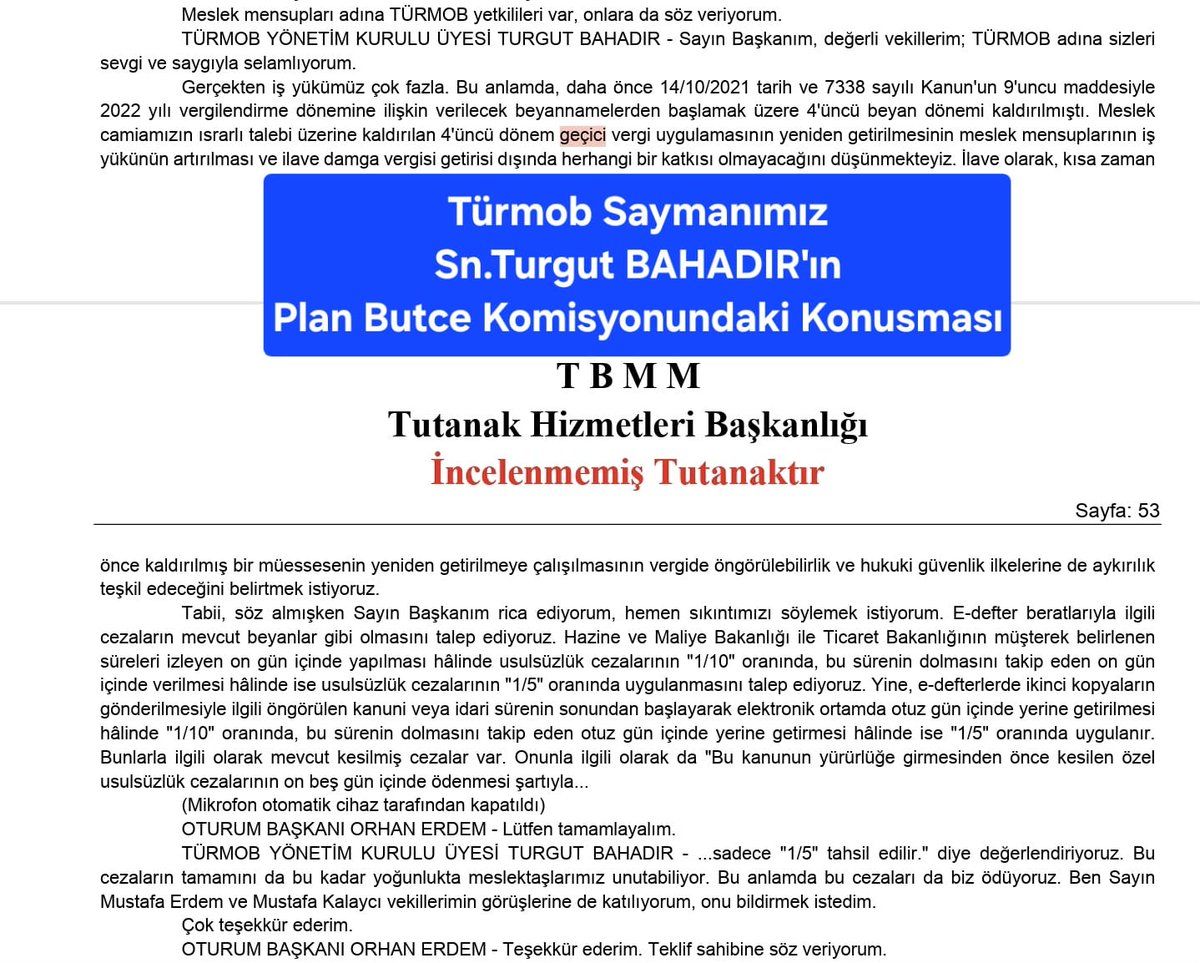 Serkan__Atasoy's tweet image. 4. Dönem #GeçiciVergi ile ilgili Turmob Saymanimiz Sn. @TurgutBahadir1&apos;ın Meclis Plan Butce Komisyonundaki soylemlerine bire bir katiliyoruz.
Hem isveren, hem de meslektas icin gereksiz bir yuk.
Turkiye Cumhuriyeti&apos;miz Buyuk bir ulkedir. Buralara kalmamis olmamiz lazim Sn.…