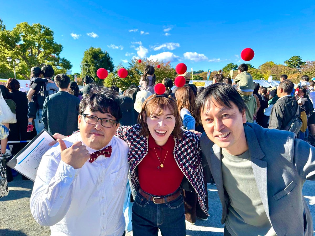 imari_godfilms's tweet photo. トコチャン
#大道芸ワールドカップ in 静岡2025
６時間生放送🤹🏻‍♀️

中継はキャスターの白井さんと
ダムダムおじさん 石井さんと
3班に分かれてお届けしました🎶

久々のメンバーとスタッフさんで、
楽しくて笑ってばかりでした🤣❤️

私も幼少期から毎年来ていたイベントに
携わることができて幸せです☺️ https://t.co/8S7t2W8LKV