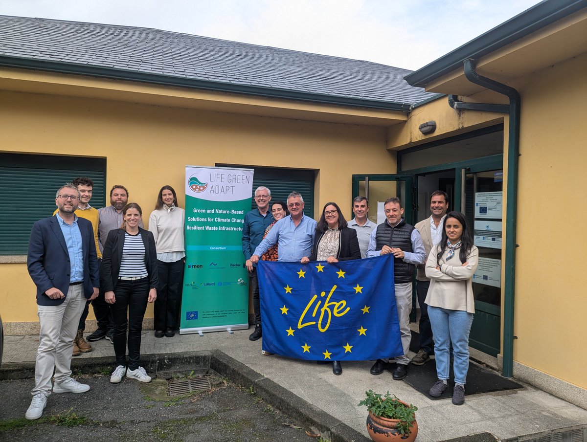 aimenct's tweet photo. 🌱@LIFEGREENADAPT1 gained a great momentum last week in A Coruña❗
This @LIFEprogramme initiative held its third Innovation Workshop, celebrated a General Assembly and visited #XILOGA to explore #demosite of As Somozas.
➕https://t.co/x09T2I32jd
#aimenresearch #EUresearch https://t.co/je5E5kLQGz