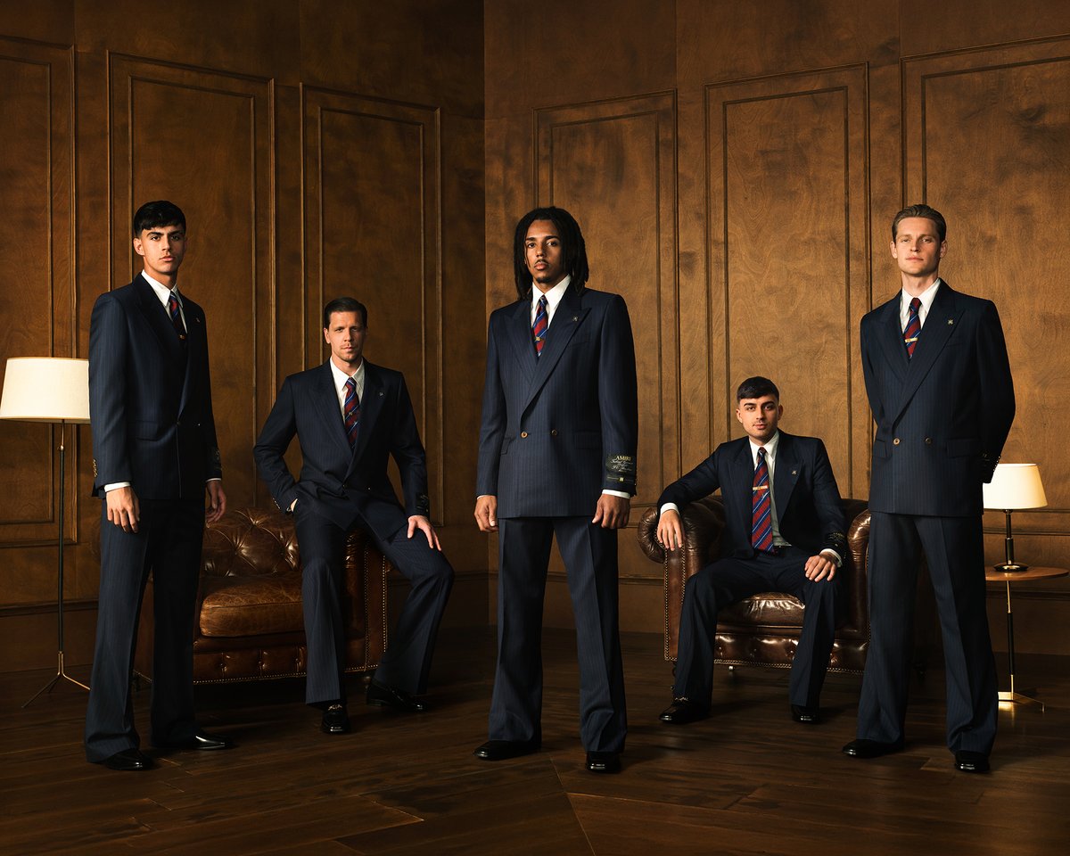 AMIRI has become the formalwear partner of Barcelona.