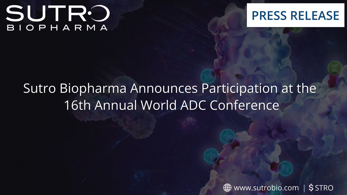 Sutro Biopharma tweet media