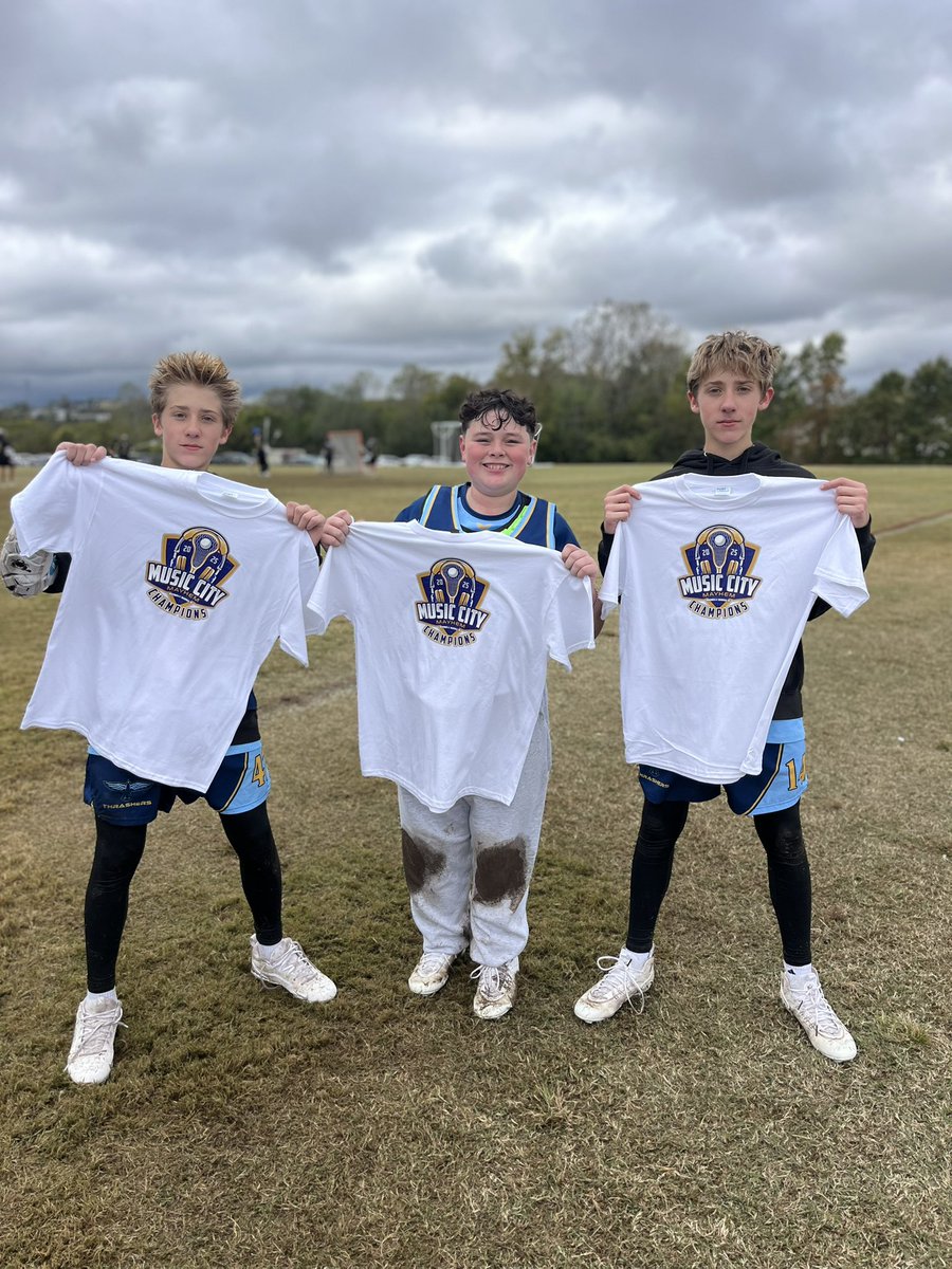 The boys got it done in Nashville 🥍🏆