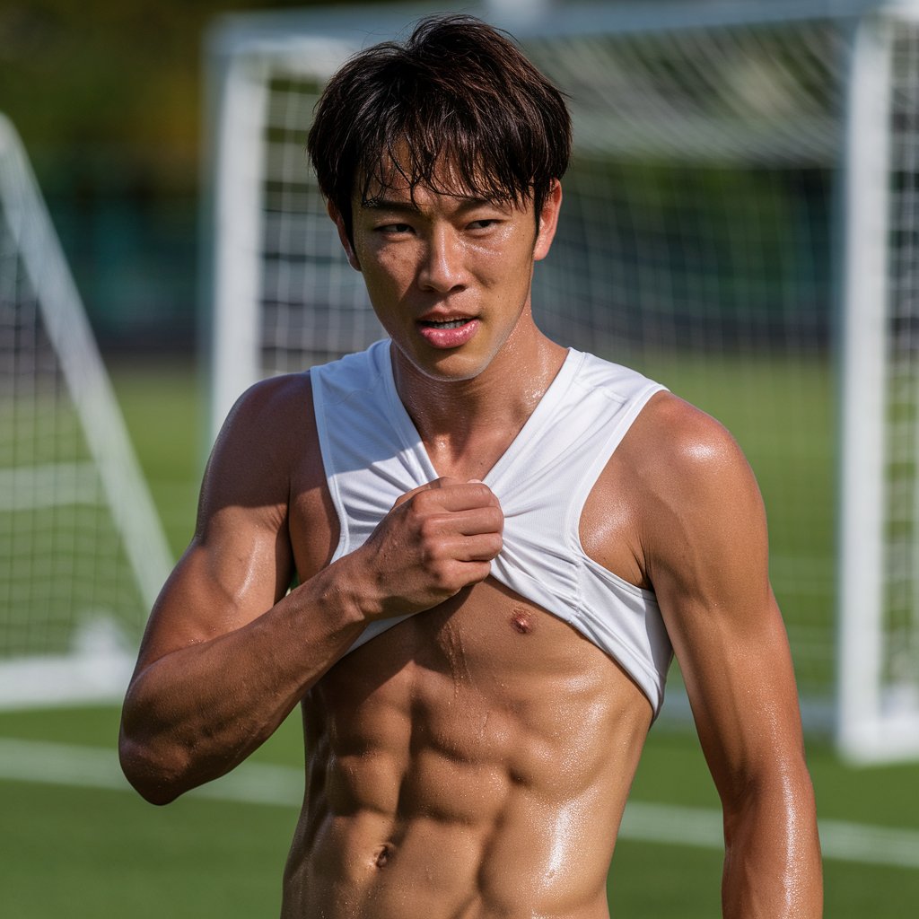 OR_AIpics's tweet photo. 「今日ガチであちー笑」

#サッカー部 #サッカー ＃ゲイ ＃ノンケ #筋肉 #イケメン https://t.co/XSWuDmSrDn