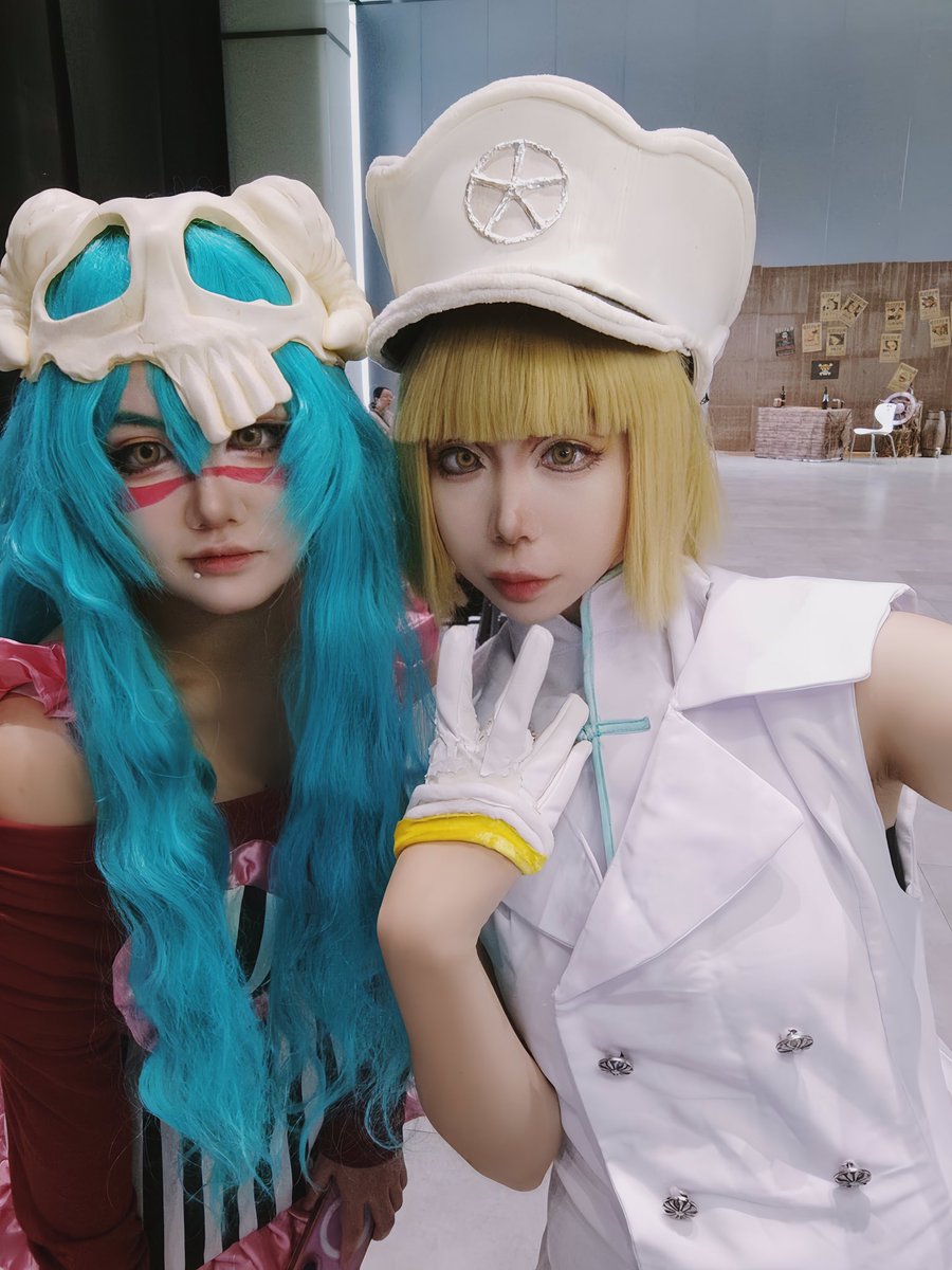 Rachel_Mckagan's tweet photo. BLEACH 
Liltotto Lamperd
#BLEACH #cos #cosplay https://t.co/4SlYbvtGOn