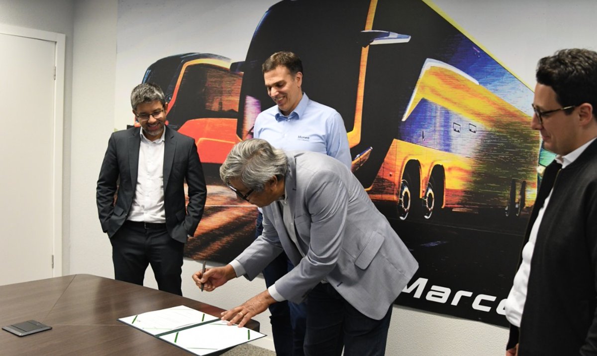 DefenseLrca's tweet photo. Marcopolo e Finep avançam em projeto pioneiro de ônibus híbrido a etanol-elétrico
#Marcopolo #FINEP #EnergiaRenovável #pomo4 #sustentabilidade
https://t.co/yO9feOCTLJ https://t.co/Wpo7DiC1PG