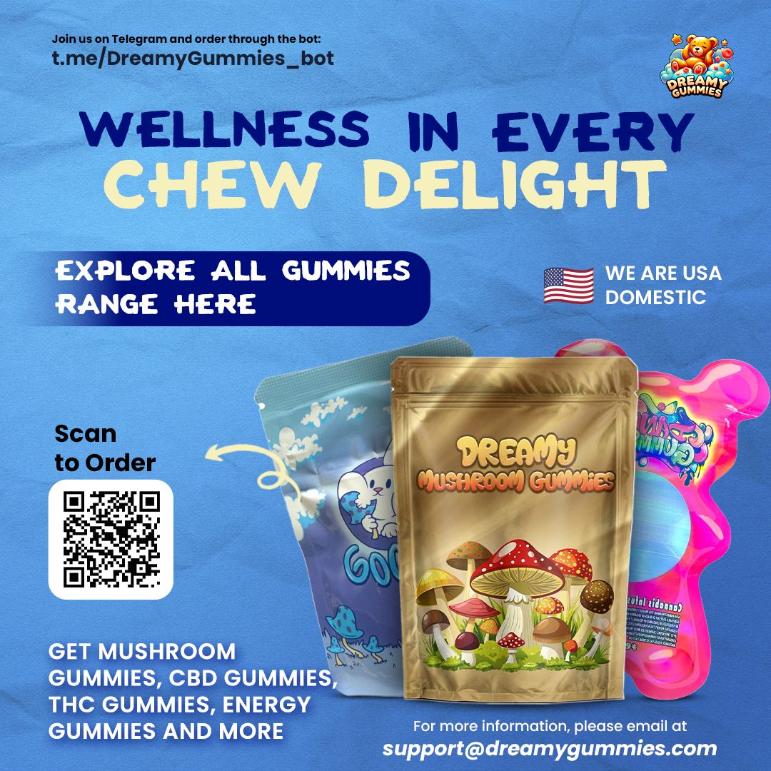DreamyGummies's tweet photo. DISCOVER OUR GUMMIES COLLECTION TODAY!

🌐 Shop Instantly via telegram:
https://t.co/wGuEk3j47I

📧 E-MAIL US AT:
support@dreamygummies.com

📲 Scan the QR Code to shop in Seconds!

#Telegram #DreamyGummies #MushroomGummies #CBDWellness #USA 
#StressRelief #WellnessHack #Viral https://t.co/73IyvF0Vsc