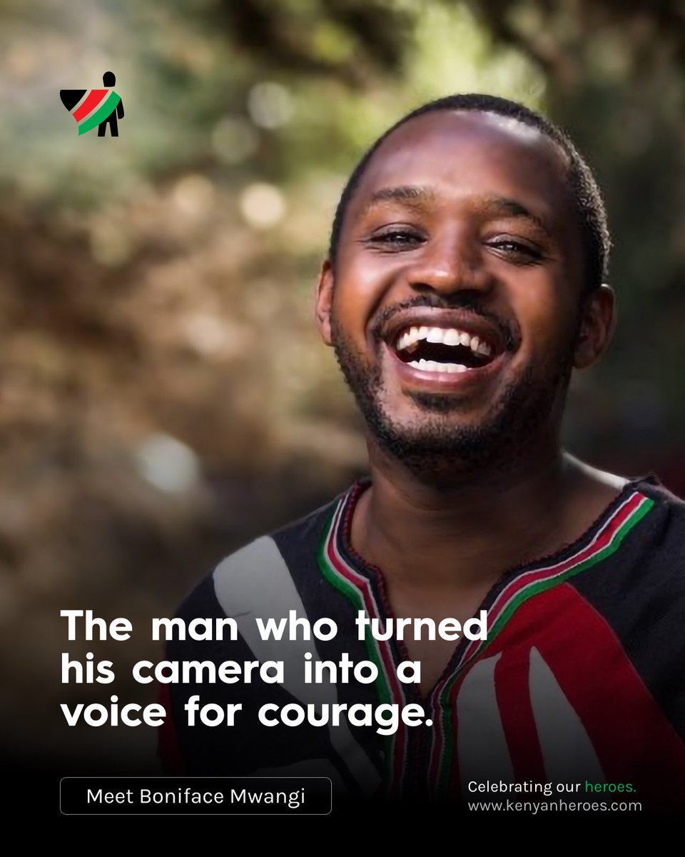 kenyanismke's tweet photo. From street protests to creative spaces, @BonifaceMwangi has made courage his craft - challenging power and inspiring a generation to speak up.

Discover his story here: https://t.co/IopM44zInR

Visit https://t.co/Ycmxu0oBGD for more on Kenyan history - and Kenya’s present. https://t.co/vyz5qByrjD