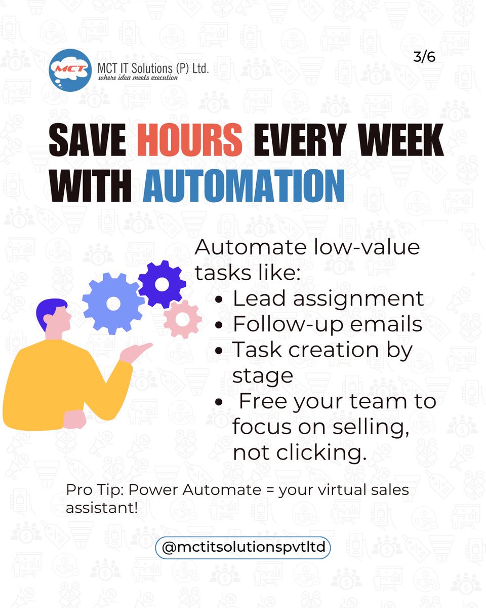 mctitsolutions's tweet image. Transform your #sales operations with #Microsoft Dynamics CRM. Centralize customer data, automate workflows, &amp;amp; boost team productivity - all from one connected platform. Work smarter, close faster, &amp;amp; simplify success.

Click here: linkedin.com/feed/update/ur…

#D365 #crm #automation