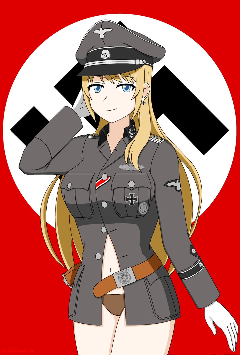 1939Wehrmacht's tweet image. Lotteさん(@munchhause99463)お待たせしました、描いてるうちに構図が違うのになってしまいましたが出来ました！