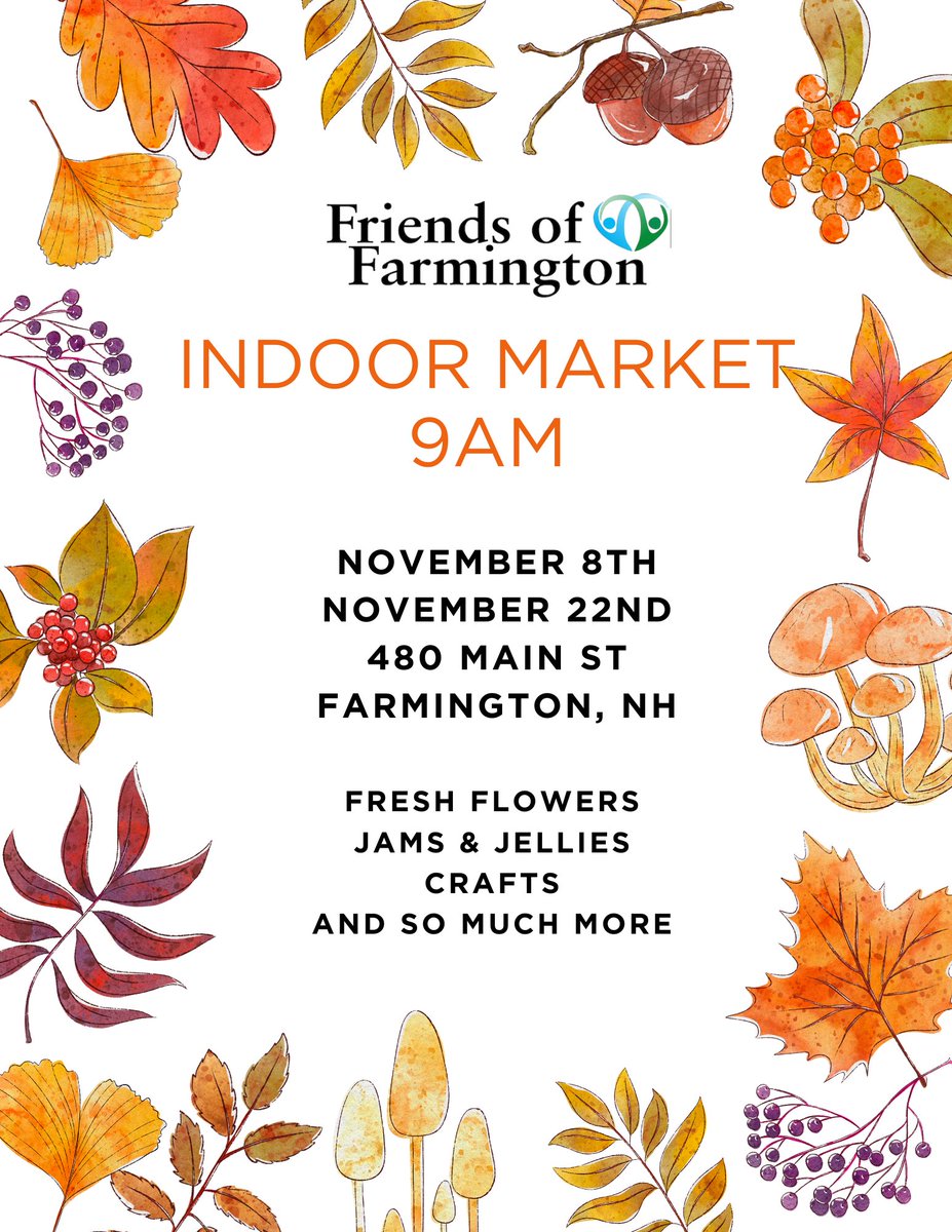 Stop by and see us on Saturday.  Open  9am to Noon