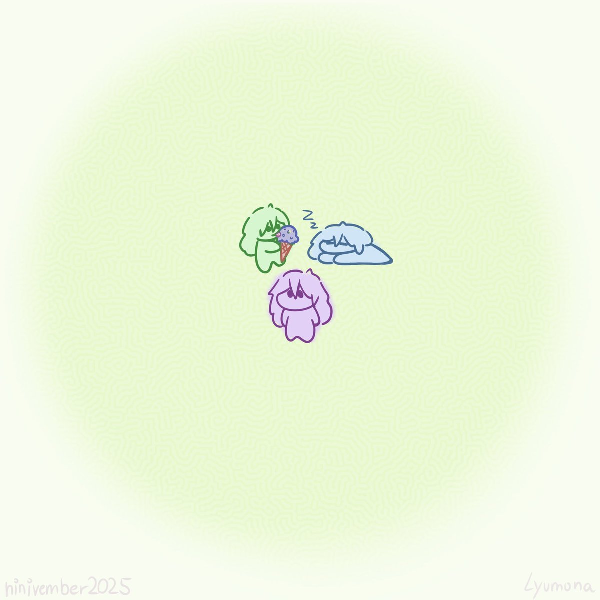 Lyumona's tweet photo. ninivember day 03 - snacking
.
.
.
#ninivember #lyumonart https://t.co/7LscXGQfhU