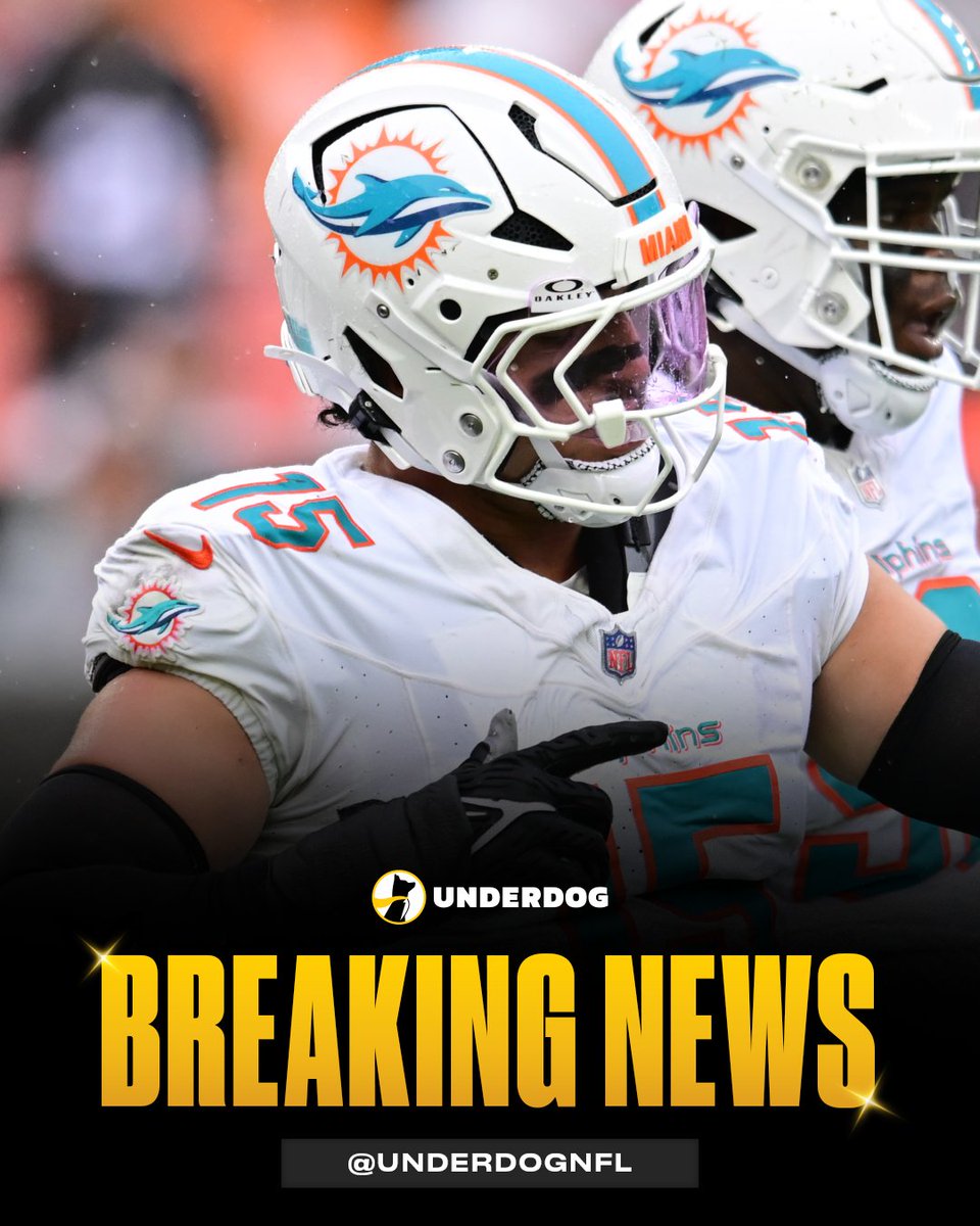 UnderdogNFL's tweet photo. Schefter: EDGE Jaelan Phillips to be traded to the Eagles. https://t.co/AaRAZKHvGK
