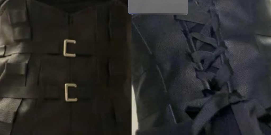 この衣装後ろの部分をリボンタイプにしたんだけど、まっっぢでかわいぃので、見てクレメンス🎀🎶
そして誰か後ろがこのコルセットで♟🚬絵を描いてクレメンス。