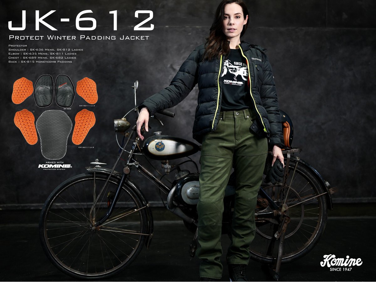 ラスト一点定価15,900円Komine Protect Riding Lサイズ バイク