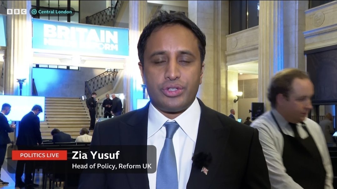woodgnomology's tweet photo. Oh look, it's Zia Yusuf on the BBC. It must be a day that ends in the letter 'Y'.

#politicslive https://t.co/vWAc7B3If4