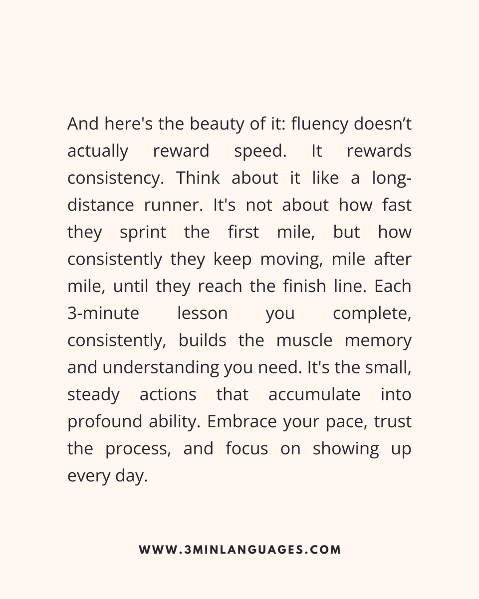 3MLanguages's tweet image. Your timeline is yours.
 Show up daily; that’s the win.
 👉 Start your path: 3minlanguages.com

#3MinuteLanguages #StudyIn3 #LanguageLearning #MicroLearning #Consistency #LearnFrench #LearnSpanish #LearnGerman #LearnItalian #LearnPortuguese