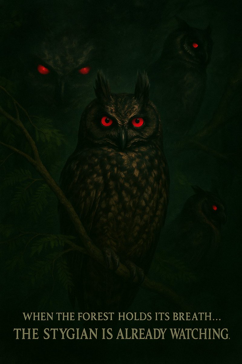 I had never heard of this bird before, but it stands out to me for a few reasons. It's called the Stygian Owl. With its long, horn like tufts, near black feathers, and eyes that blaze red when caught in torchlight, it’s no wonder ancient peoples saw it as a messenger from the