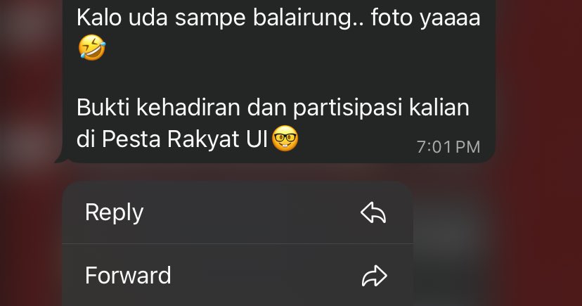 Dosen gua full support pesta rakyat UI esok hari and everyone needs to know!!