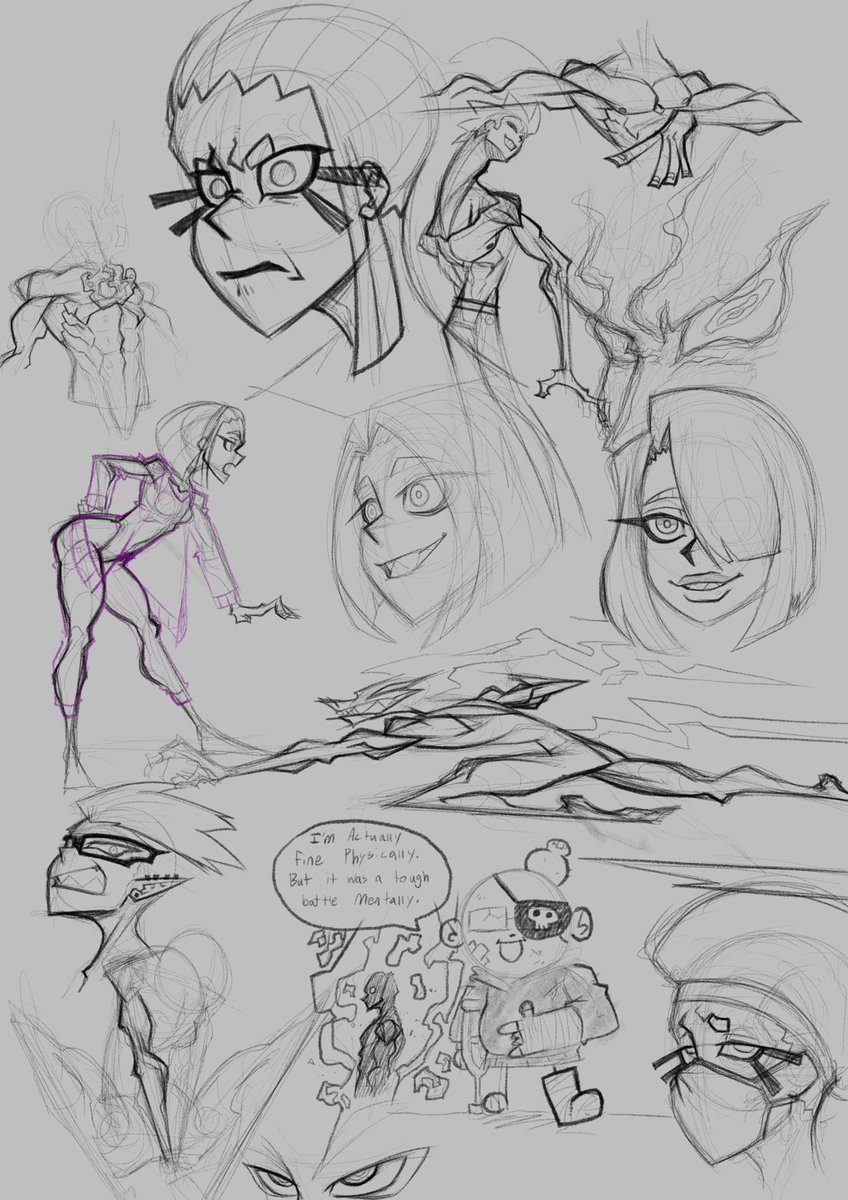 jetmonkeyarts's tweet image. 3 Oldie Sketchies