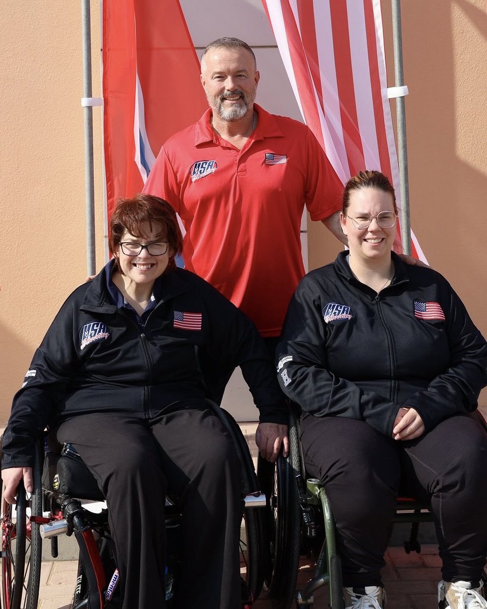 USAShooting's tweet photo. USA 🤝 team medals

🥇R11- Mixed Team 10m Air Rifle Standing SH2
🥈R6- Mixed 50m Rifle prone SH1 Team
🥉R5- Mixed 10m Air Rifle prone SH2 Team

#group7 #teamworkmakethedreamwork #teamusa https://t.co/uch3zGQEHW
