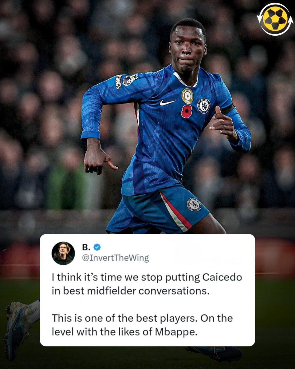 🚨 Chelsea might have got a bargain when they paid £115M for Moisés Caicedo. 🇪🇨🔝