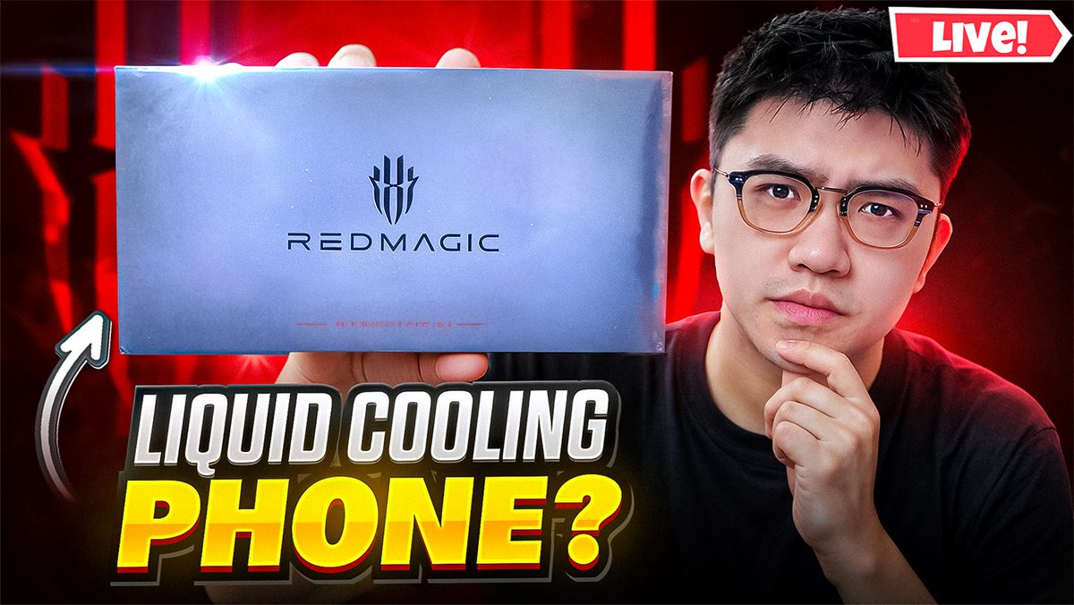 🚨 LIVE NOW! 🚨

Unboxing the brand new REDMAGIC 11 Pro, the world’s first liquid-cooled gaming phone! 💧

Join and see if it really lives up to the hype! <a href="/redmagicgaming/">REDMAGIC</a> 

🔗youtube.com/live/OSNjFy5D5…

#REDMAGIC11Pro #REDMAGIC #REDMAGICLiquidCooling #Snapdragon8EliteGen5