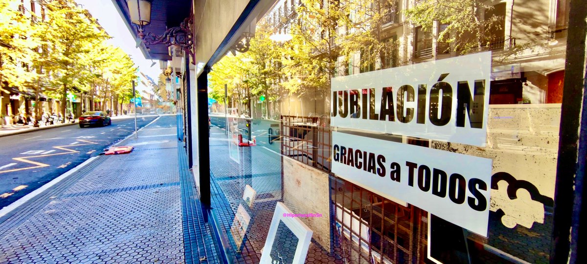 Donostia San Sebastián, JUBILACIÓN, Legazpi kalea 2.

AL LIMITE. 54 años abierta, profesionales.