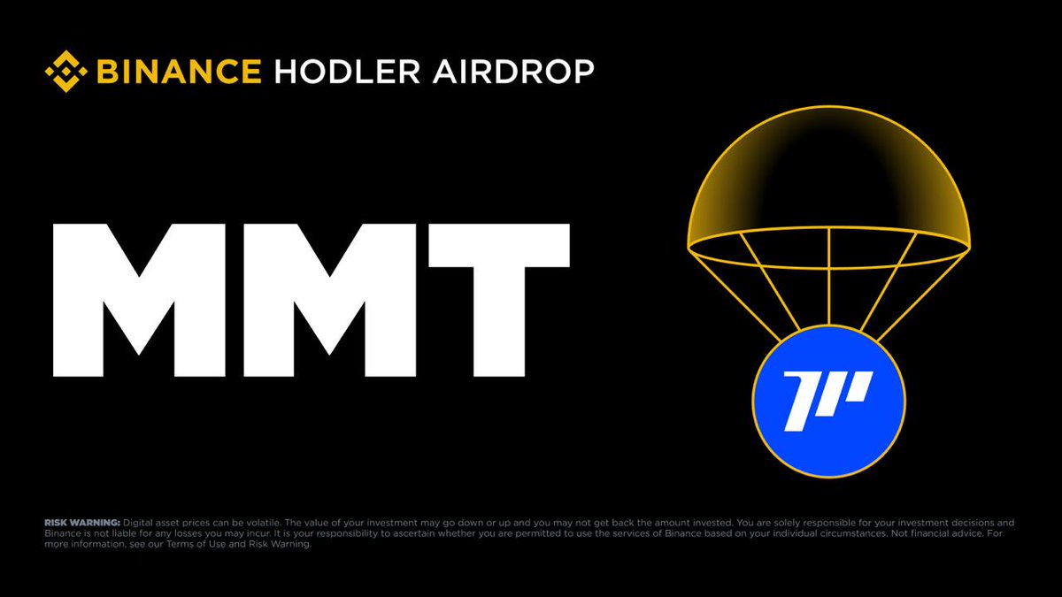 MMT is Going Live on <a href="/binance/">Binance</a> !

⤷ Binance Holder Airdrop Coming 
⤷ TGE: 4 Nov | ⏰ 5:30PM IST

➡️  $MMT Tokenomics Details:-

- Total Supply – 1B
- TGE Supply – 204M
- Holder Airdrop – 7.5M

🔥 Get ready #MMTArmy it’s showtime on <a href="/MMTFinance/">MomentumⓂ️Ⓜ️T</a>

💙 Like + 🔁 RT to spread the