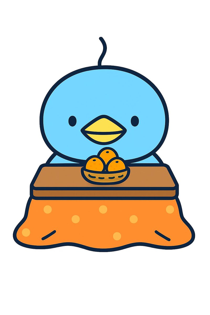 penchans2025's tweet photo. こたつはないけど、こたつにみかん🍊は夢がある🍊夜はちょっと寒い。
#イラスト好きな人と繋がりたい #猫好きさんと繋がりたい #こたつ #みかん #healingart #cutecharacter #calmart https://t.co/i0tKO7s52K