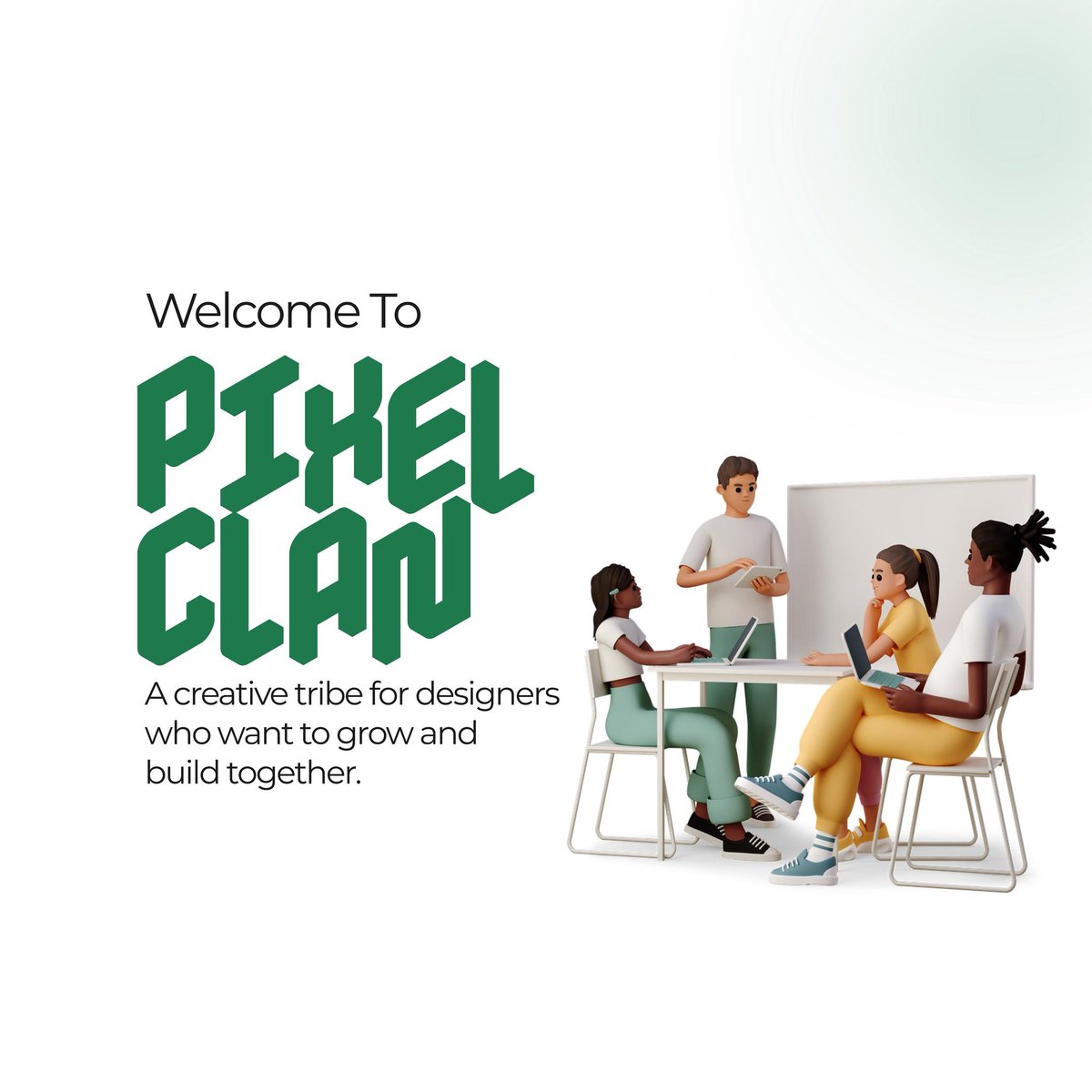 pixelclanhq's tweet photo. Welcome to PixelClan - the creative tribe where designers grow &amp; build together. 
No noise. Just real tips, challenges, UI/UX breakdowns, feedback, and inspiration. https://t.co/xxdXF3A7MG