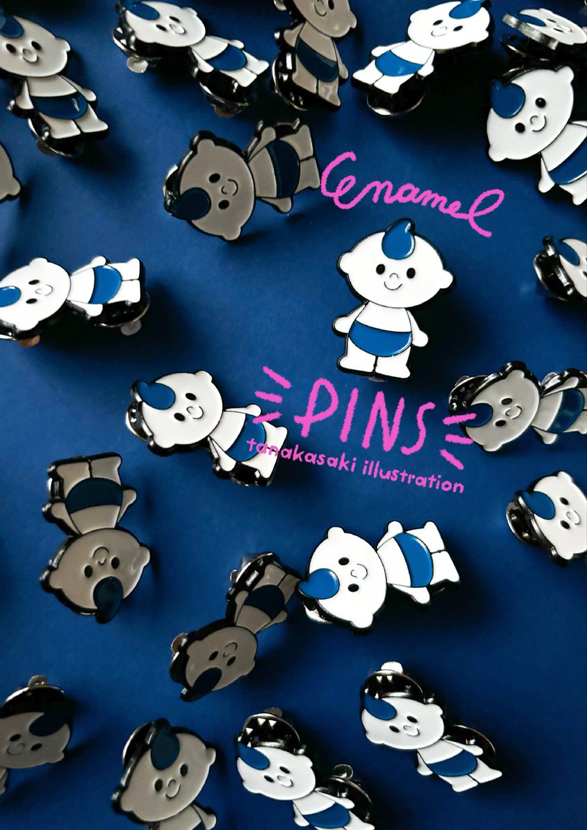 【NEW!!! Enamel pins🌞】

にゅ〜グッズのお知らせです📢
ずっと作りたかったピンバッジをやっと作ることができました👏

サイズこそ小さめですがしっかりした作りで発色がとても良いです🙆‍♀️

日本ではデザフェスから販売スタートしますのでぜひチェックしてください◎

#デザフェス62
