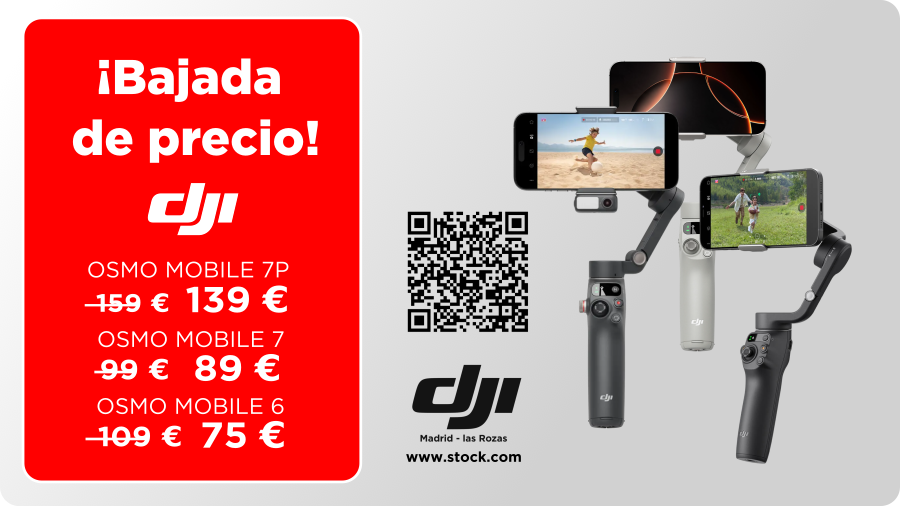 stockrc's tweet image. ¡Bajamos los precios en productos DJI!
En drones, estabilizadores, micrófonos, estaciones de carga...
stockrc.com
#djimadrid #djimadridlasrozas #stockrc #ofertadji #ofertas #dji #djiair3 #djimic #djimic2 #djiosmomobile7 #djipower500