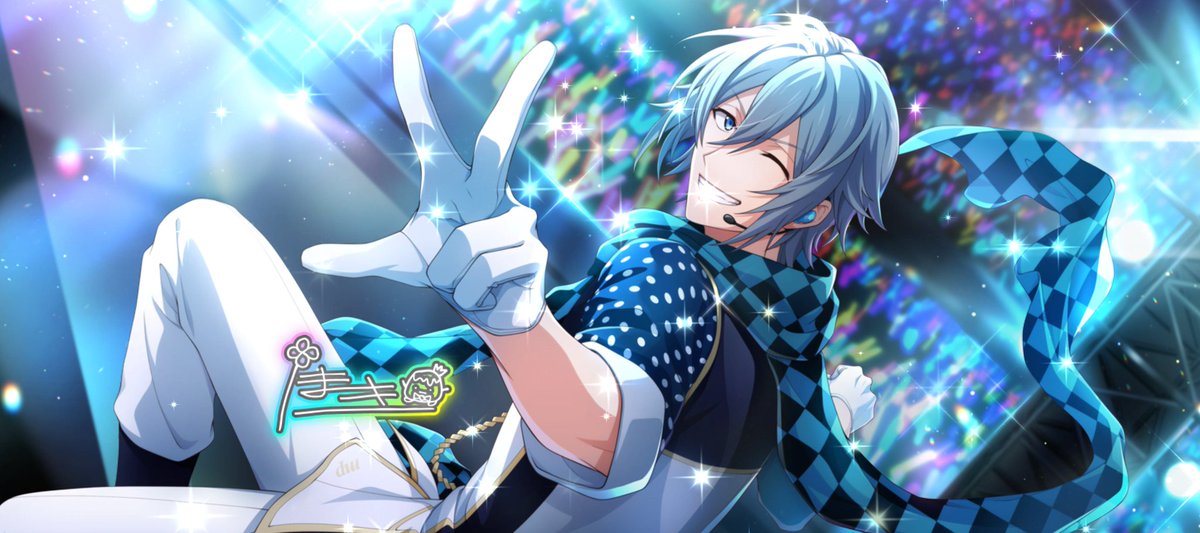 覚醒出来た！かっこいいよ〜😭✨
口元まで光ってるけど(笑)