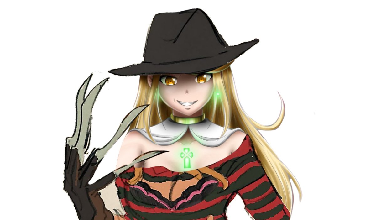 blitzomythra's tweet photo. My Blitzo And Mythra As Jason And Freddy Render https://t.co/r9J8SY1LvE