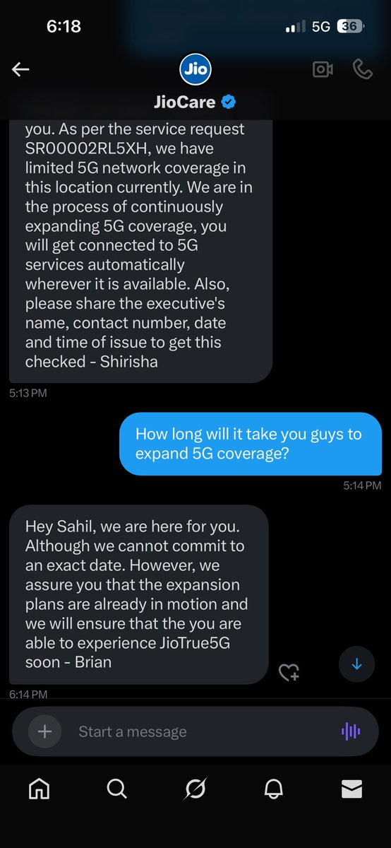 babayaga_786's tweet image. @JioCare Your 5G in Manjari Budruk, Pune is a joke only 2 bars and &amp;lt; 1Mbps speed.

Your team admits “limited 5G coverage” and has no timeline for fixing it.

Enough waiting I’m porting out. Paying for 5G shouldn’t feel like using 3G.
#Jio5G #PoorNetwork #Pune