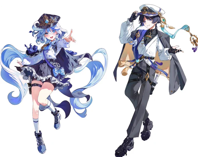 様々な服を着せて見たようです
