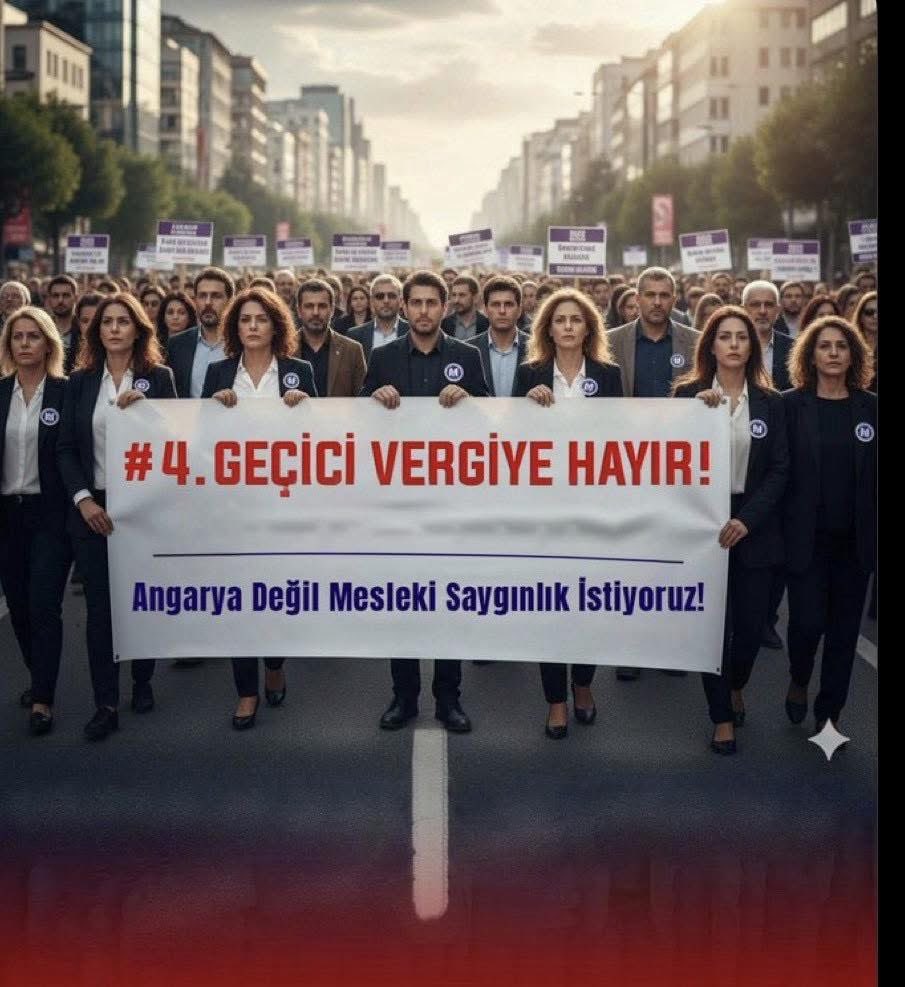 #GeçiciVergi 
4. Dönem Geçici Vergiye Karşıyız...
.
.

#GeçiciVergi 
<a href="/MuhasebeBT/">Muhasebe Bilenler</a> 
<a href="/HMBakanligi/">T.C. Hazine ve Maliye Bakanlığı</a> 
<a href="/gibsosyalmedya/">Gelir İdaresi Başkanlığı</a>