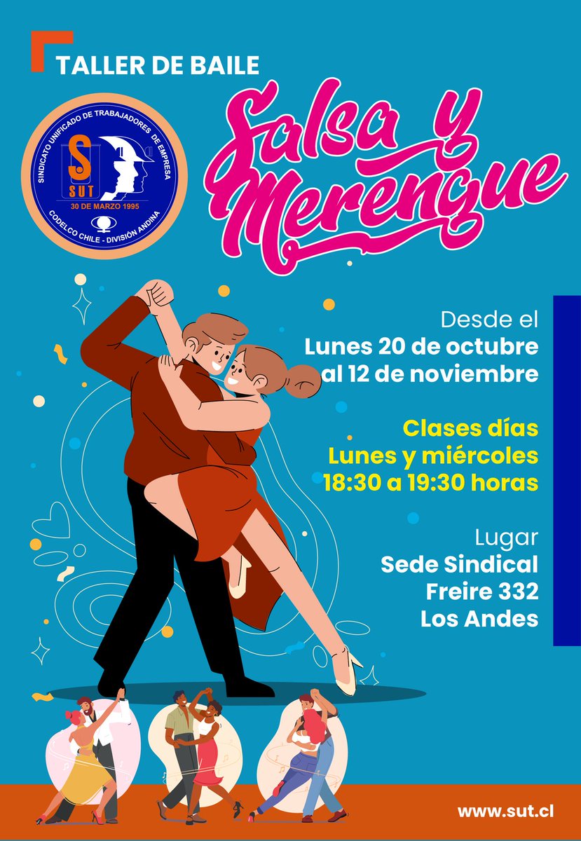 Sindicato SUT
.
📷Freire 332, Los Andes
📷sut@codelco.cl
📷+56 34 2 426648
📷 sut.cl