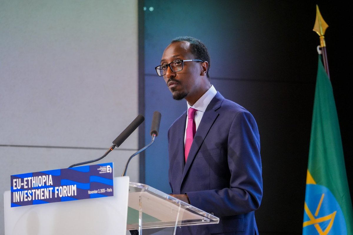 ETEmbassyJUB's tweet photo. The #EU–#Ethiopia Investment Forum opened today in #Paris, bringing together senior government officials, investors, and business leaders to deepen economic cooperation and unlock new investment opportunities between Ethiopia and the European Union.
@MFAEthiopia @GHessebon
#ETEU https://t.co/tOqZggTmyE