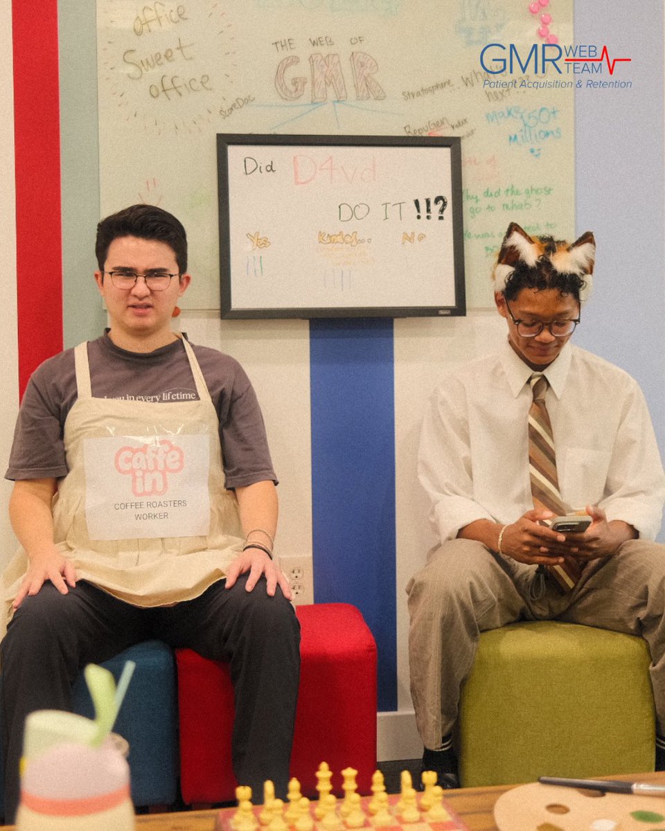 GMRWebTeam's tweet image. Trick or teamwork? 🎭 Our GMR family nailed both!

The GMR Team had a fang-tastic time with costumes, candy, and loads of spooky fun! 🎃🕸️

#GMRWebTeam #SpookyVibes #HalloweenFun #FangtasticTime #TeamGoals #WorkFun #OfficeHalloween #TrickOrTreat #SpookySeason