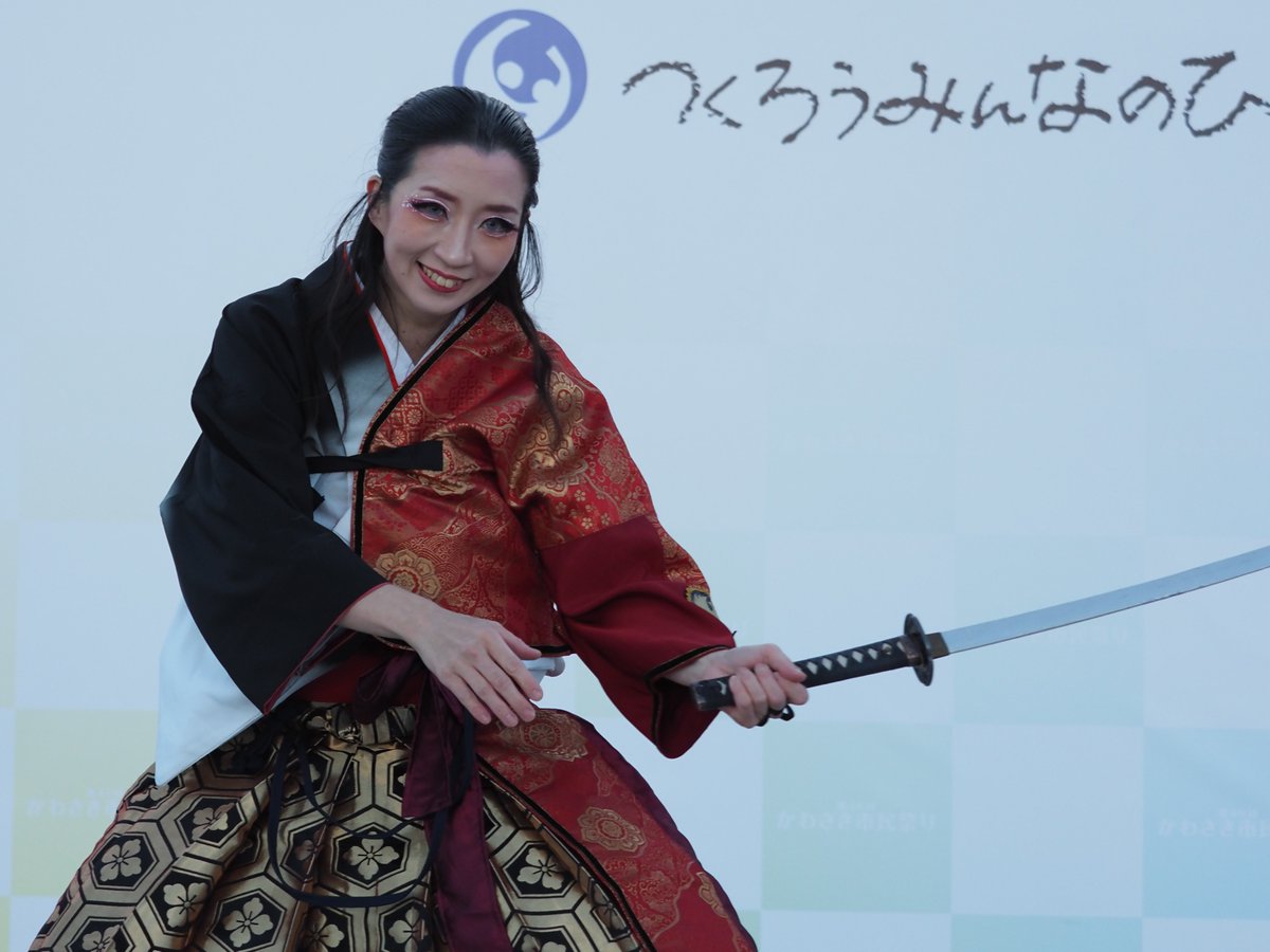 piesanlove's tweet photo. 丸山小百合さん！　#侍円武雪刃 #かわさき市民祭り 2025年11月3日 https://t.co/U2LUuP2c2l