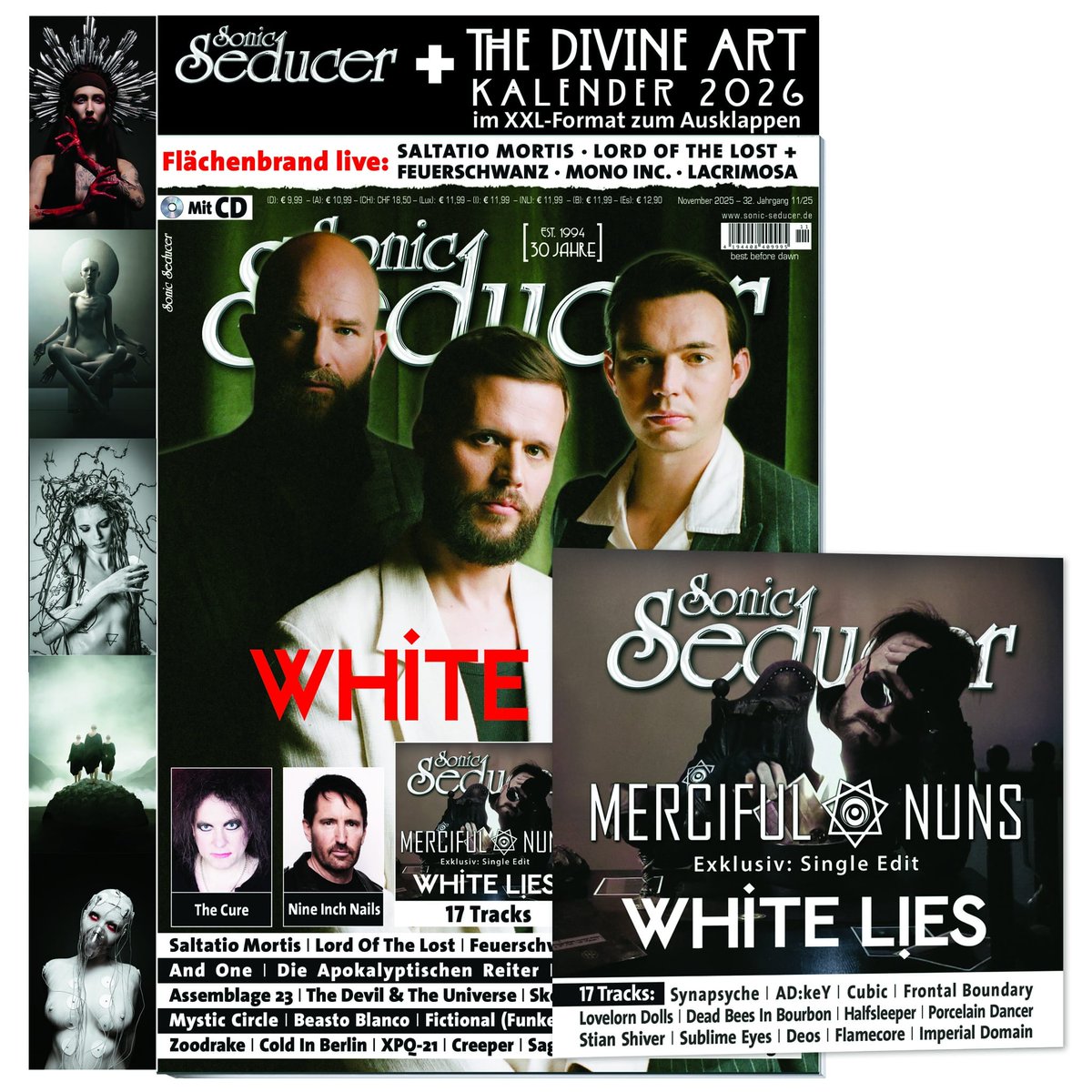 🇩🇪 GERMANIC PSYCHERS!
Check out the latest issue of the eminent <a href="/Sonic_Seducer/">Sonic Seducer</a> #magazine! Our latest single BLINDNESS is included in the attached CD "Cold Hands Seduction vol. 272"!

➡️ BUY NOW: sonic-seducer.de/online-shop/so…

#synapsyche #sonicseducer #newissue