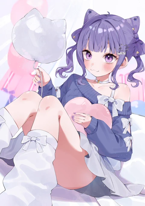 【お仕事報告】 この度、 三宮ほしの様(#nekoggo)のお誕生日イラストを担当させていただきました～! よろしくお願いします!!