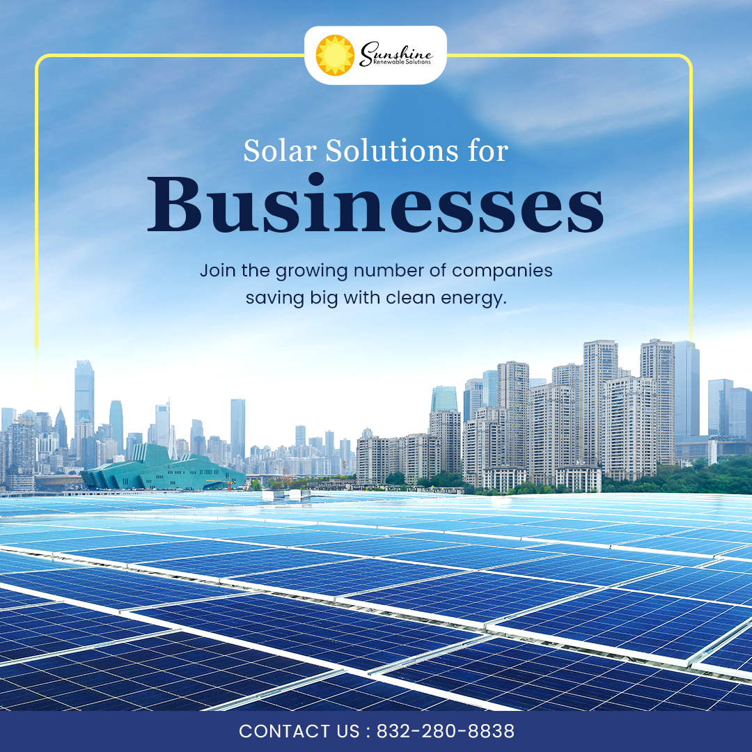 Power your business smarter.
From cutting costs to boosting efficiency, solar helps companies save big while going green.

✅ Lower operating expenses
✅ Tax incentives
✅ Long-term energy independence

 #CommercialSolar #SmartEnergy #CleanPower #TexasSolar #RenewableSolutions