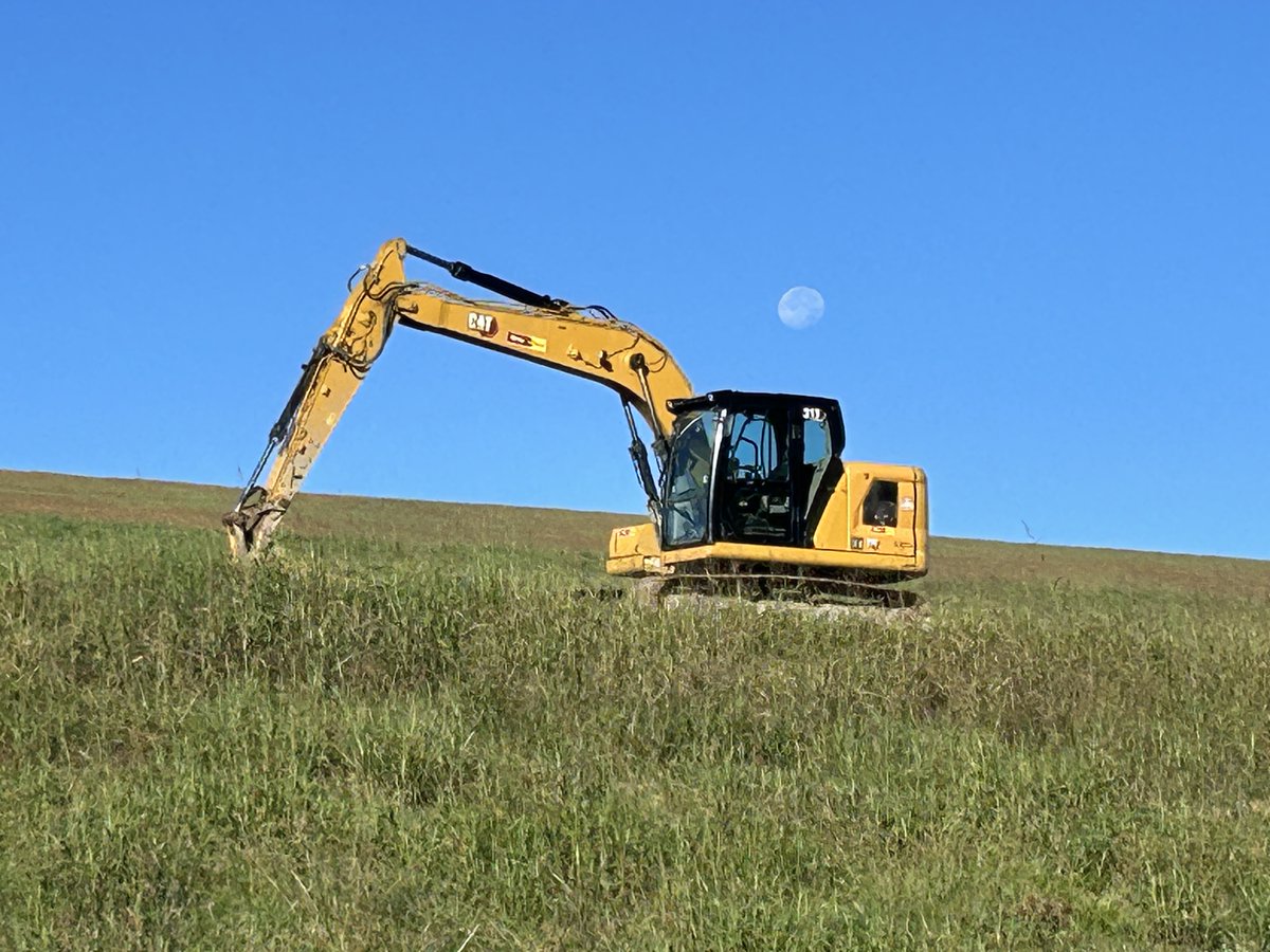 New week. New ground. 🌱Ohio Cat transforms open spaces into opportunities. Let’s build something great. 💛 #MondayMotivation #CatBuilt #ConstructionDreams