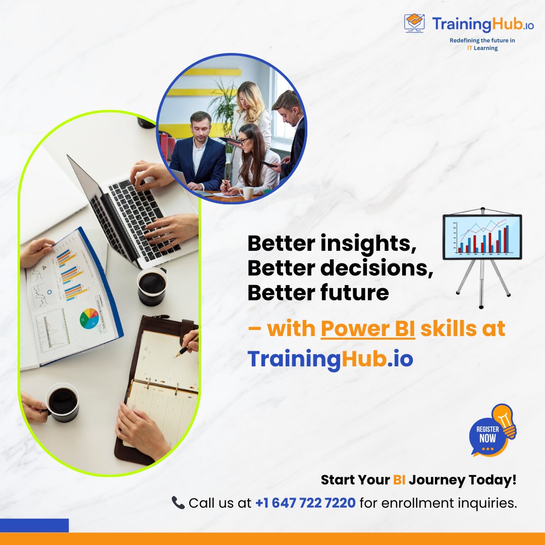 TrainingHubCAN's tweet image. Better Insights. Better Decisions. Better Future.

Empower your career with Power BI Skills — and become the expert every business needs.
🚀 Start your Power BI journey today here: zurl.co/VAqHx

#PowerBI #Visualization #DataAnalytics #BI #Certification #TrainingHub