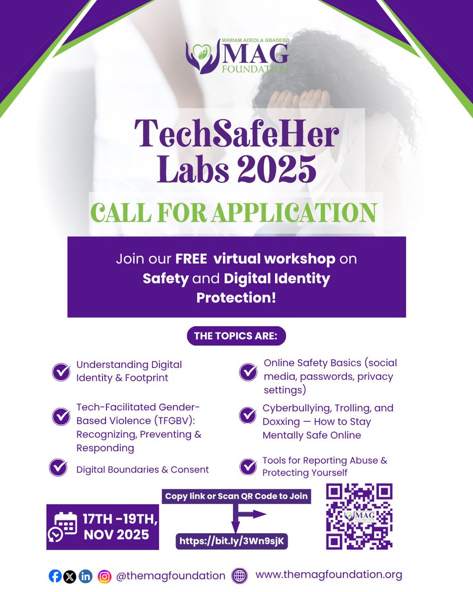The Mariam Adeola Gbadebo (MAG) Foundation tweet media