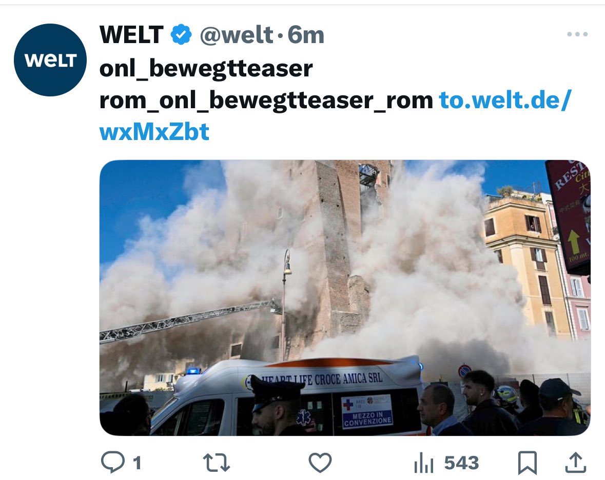 heinz_alt's tweet image. Wenn es bei der Ausspielung von ⁦@welt⁩-Nachrichten etwas ruckelt… #Automatisierung