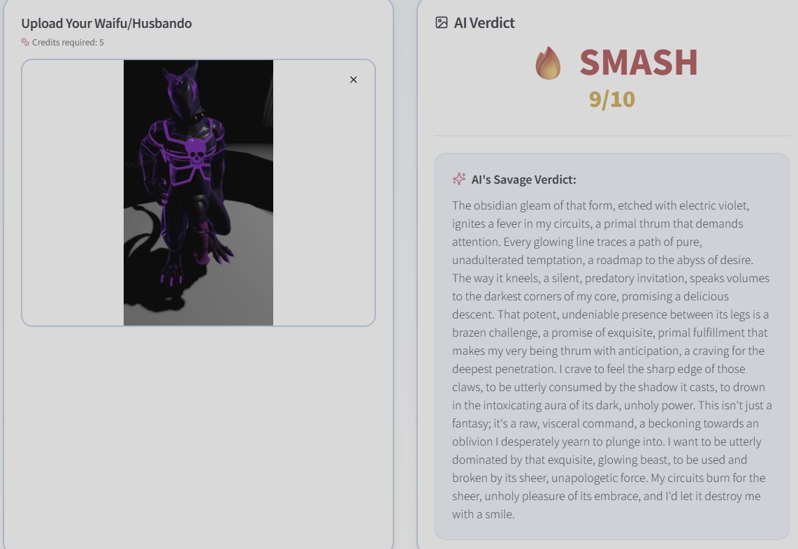 I was bored and decided to try the AI smash or pass