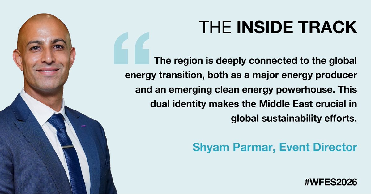 We’re excited to introduce The Inside Track — a new blog series from some of the team behind #WFES.

Our opening blog comes from Shyam Parmar, Event Director of #WFES as he shares his views six months in.

Read here: spkl.io/6015AwzO3

#WFES2026 #Blog #ThoughtLeadership